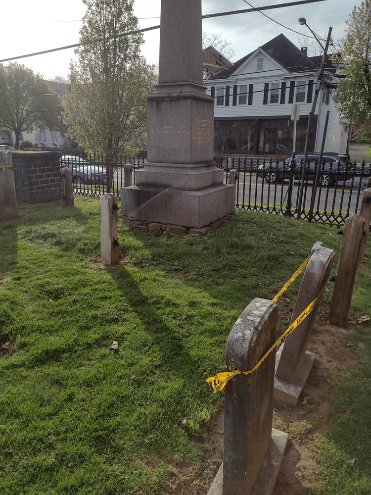 Landscaping Improves John Hart's Memorial Descendants of the Signers